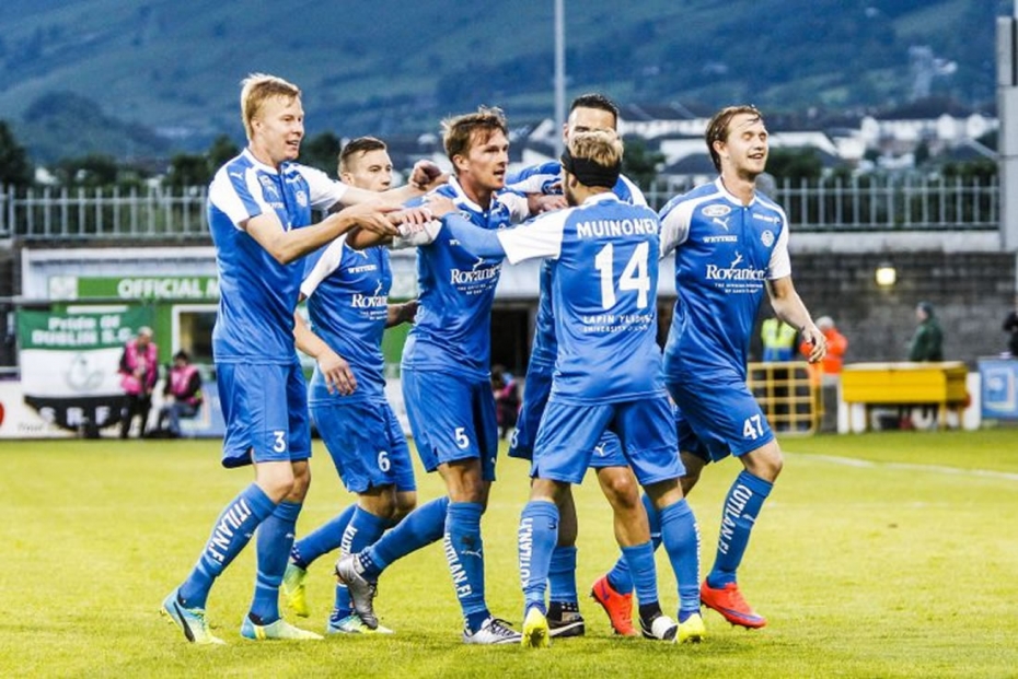Rovaniemen Palloseuran Janne Saksela iski äärimmäisen arvokkaan 0-2 maalin Shamrock Roversia vastaan.