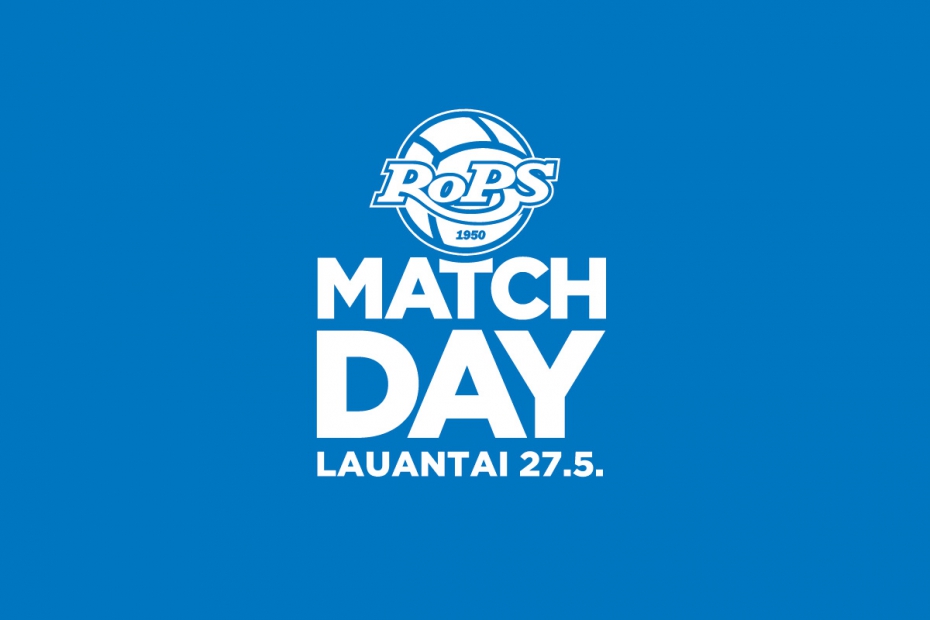 Lauantai 27.5. on Match Day