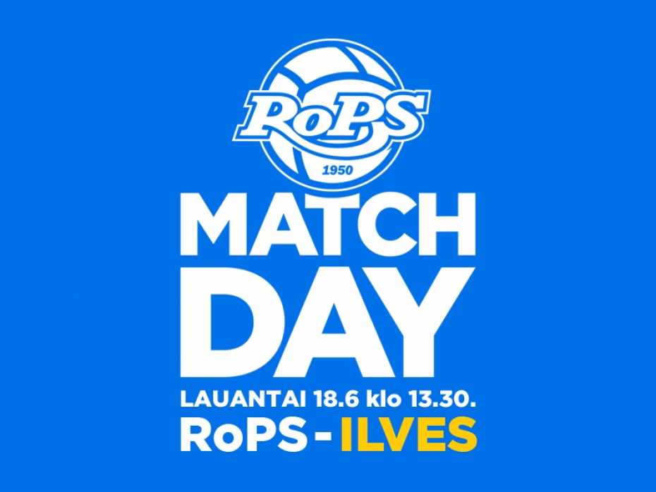 Lauantaina 18.6 on Match Day!