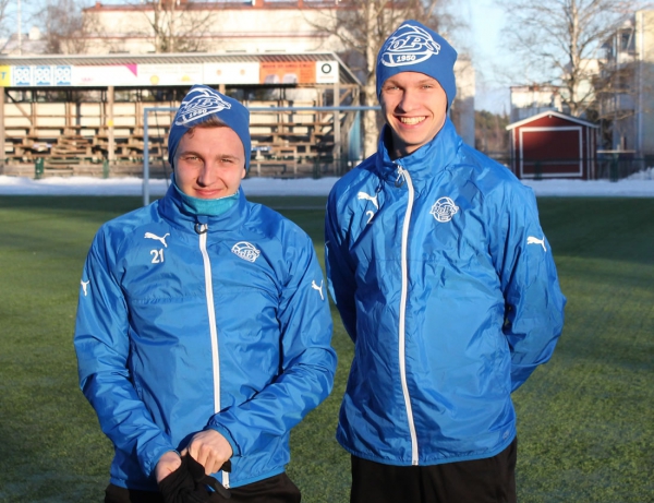 Kuvassa Aapo Heikkilä (vas.) ja Akseli Kalermo.