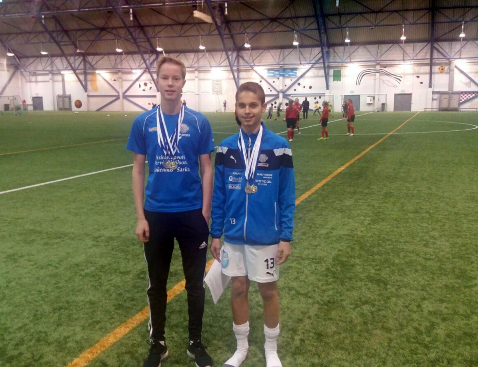 Joona Lahdenmäki ja Adam Mekki toivat kasoisvoiton sarjassa C14-pojat